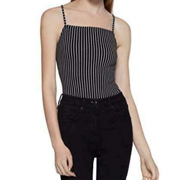 BCBGeneration Tops - BCBGeneration Women's Square Neck Bodysuit, Black, XXS, NWT!